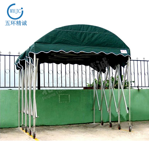 whjc371 大排档烧烤小吃遮阳推拉蓬