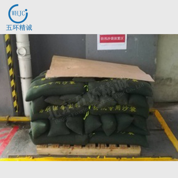 Special sandbags for flood prevention